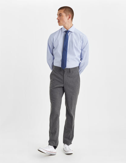 Classic blue striped shirt