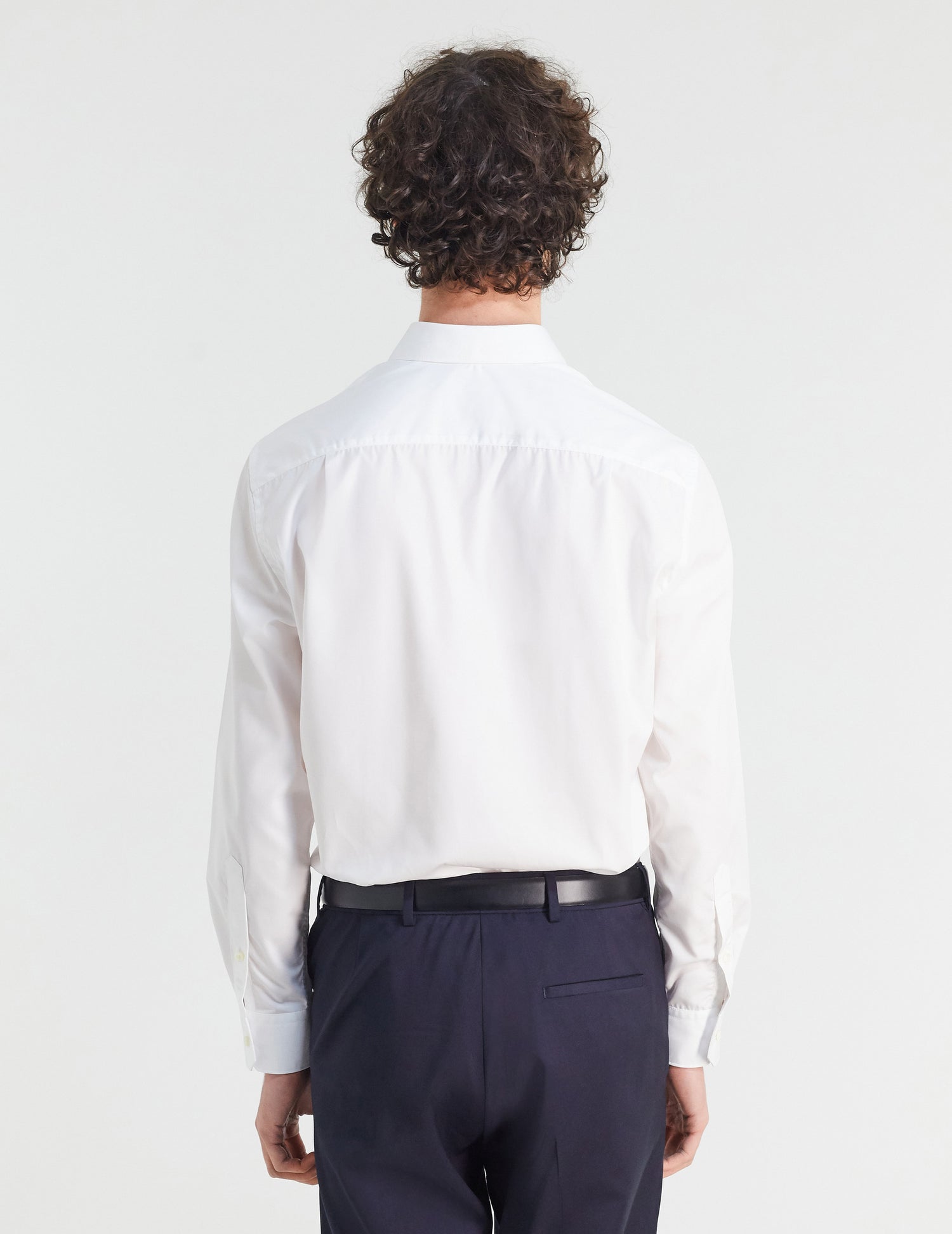 Classic white easy-iron Shirt - Poplin - Figaret Collar - Easy-iron#4