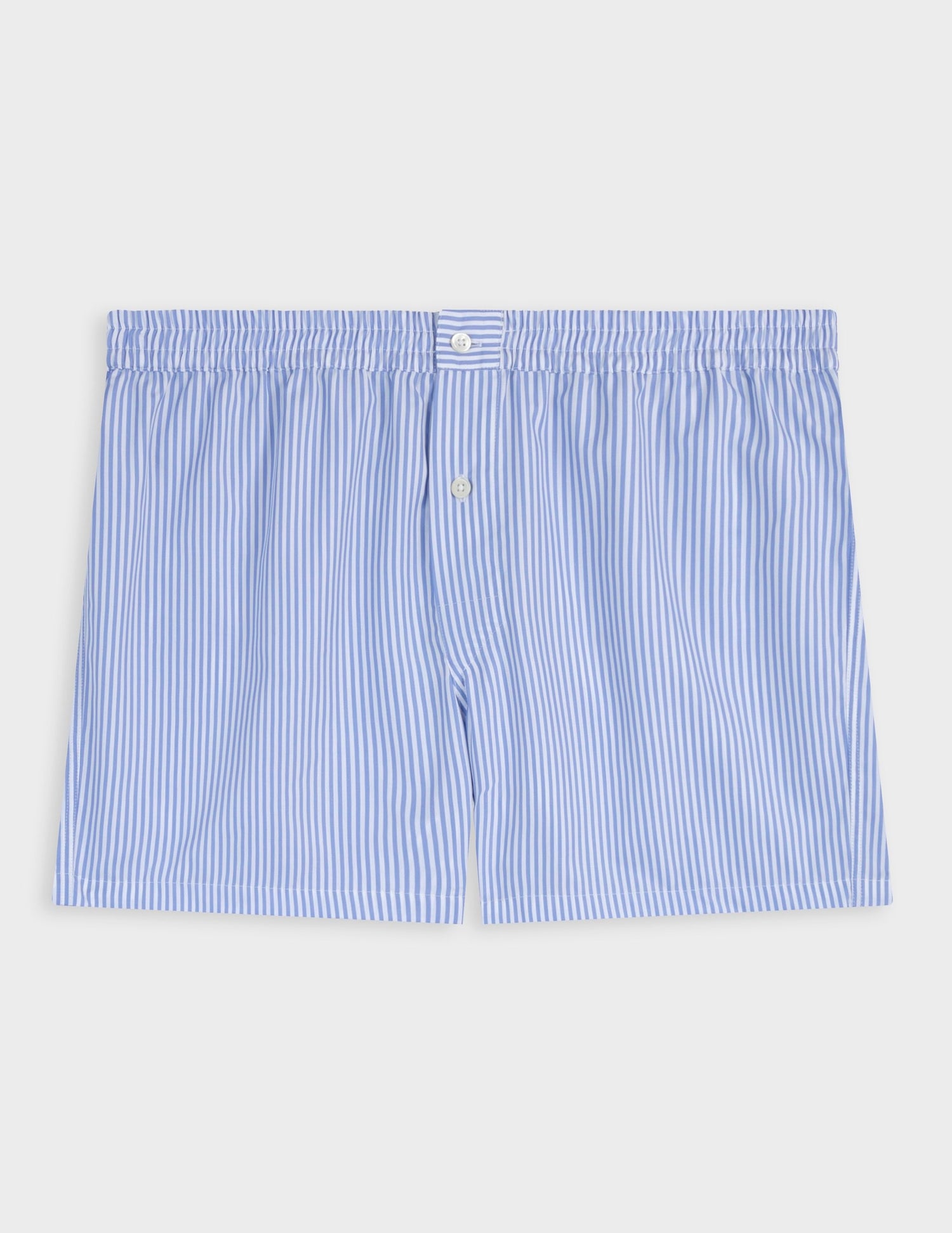 Blue striped poplin underpants