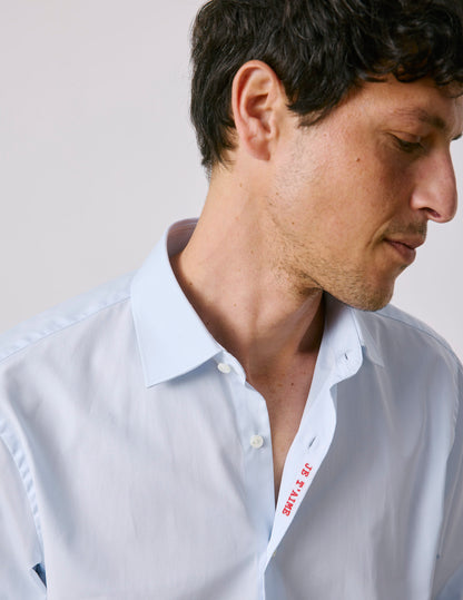 Unisex Blue "Je t'aime" shirt