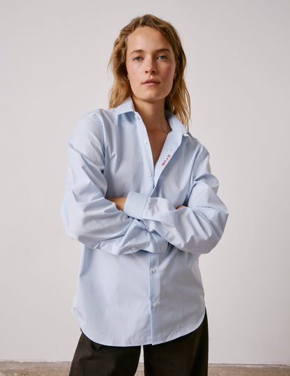 Unisex Blue "Je t'aime" shirt
