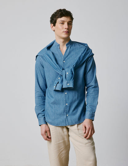 Blue denim Carl shirt