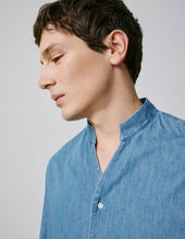 Carl blue denim shirt