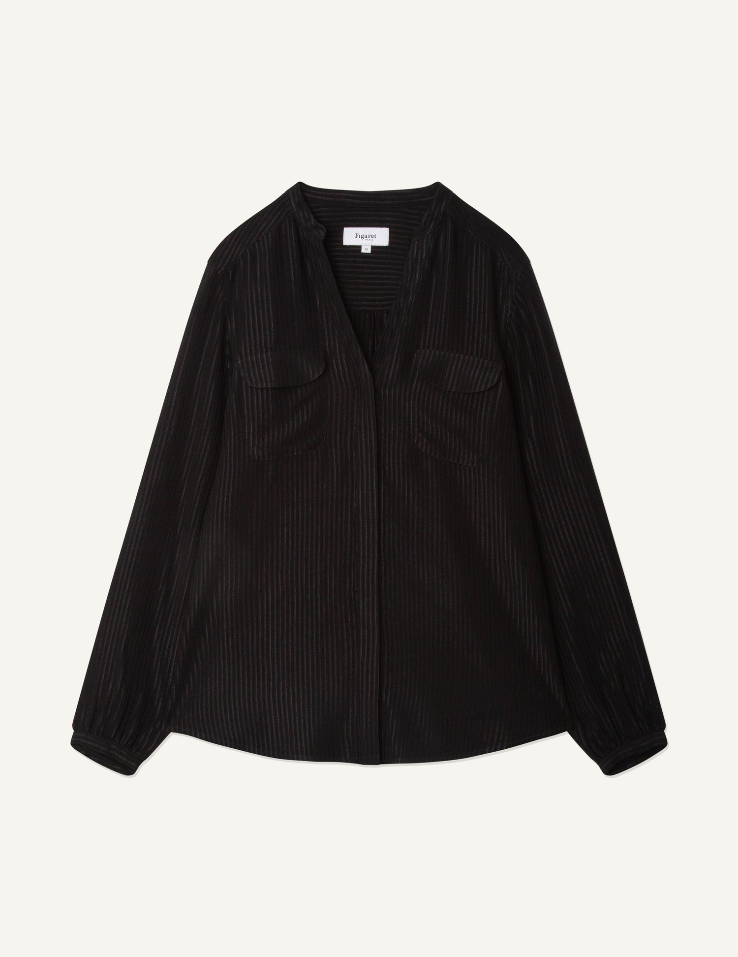 Annabelle black shirt - Jacquard