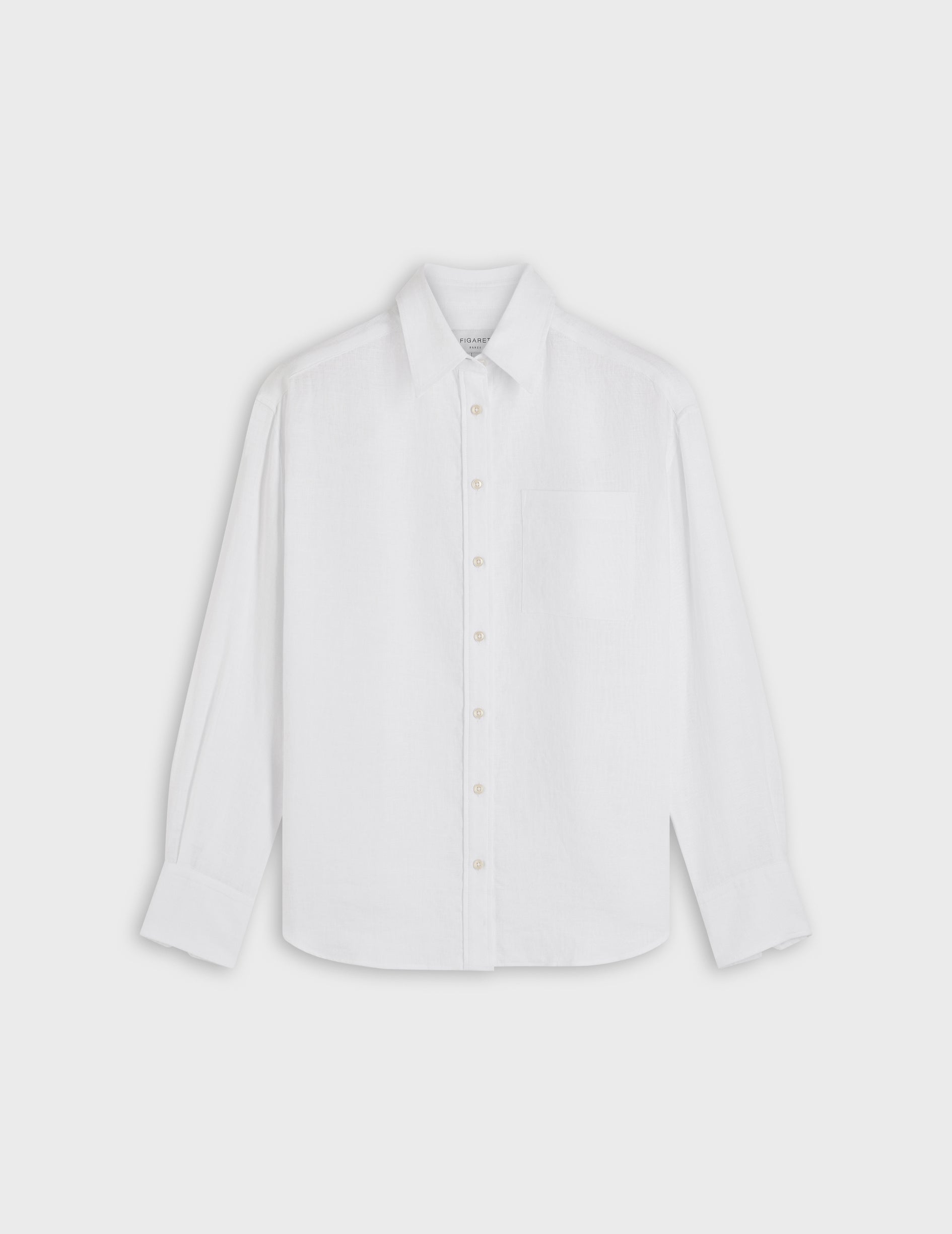 Charlotte white linen shirt