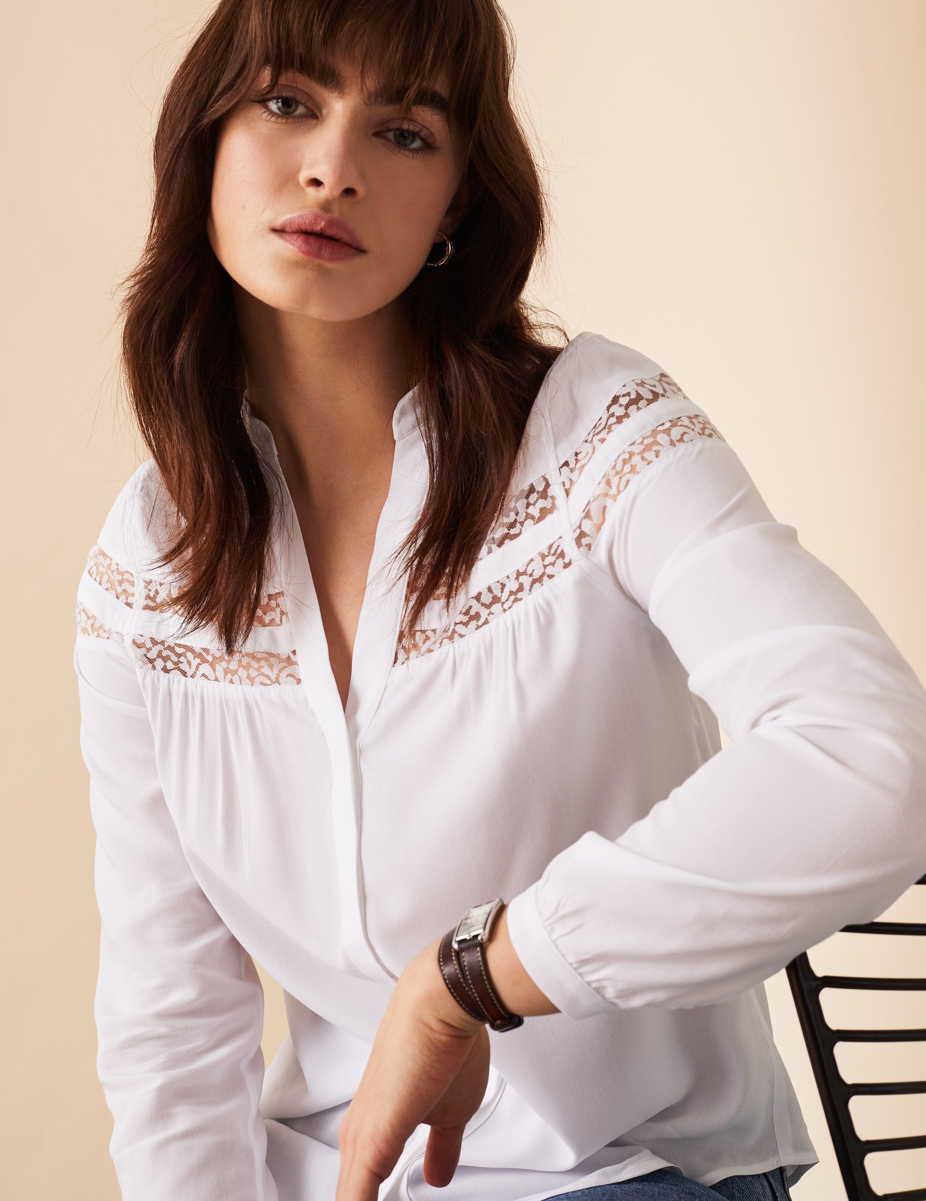 White Lena shirt - Poplin