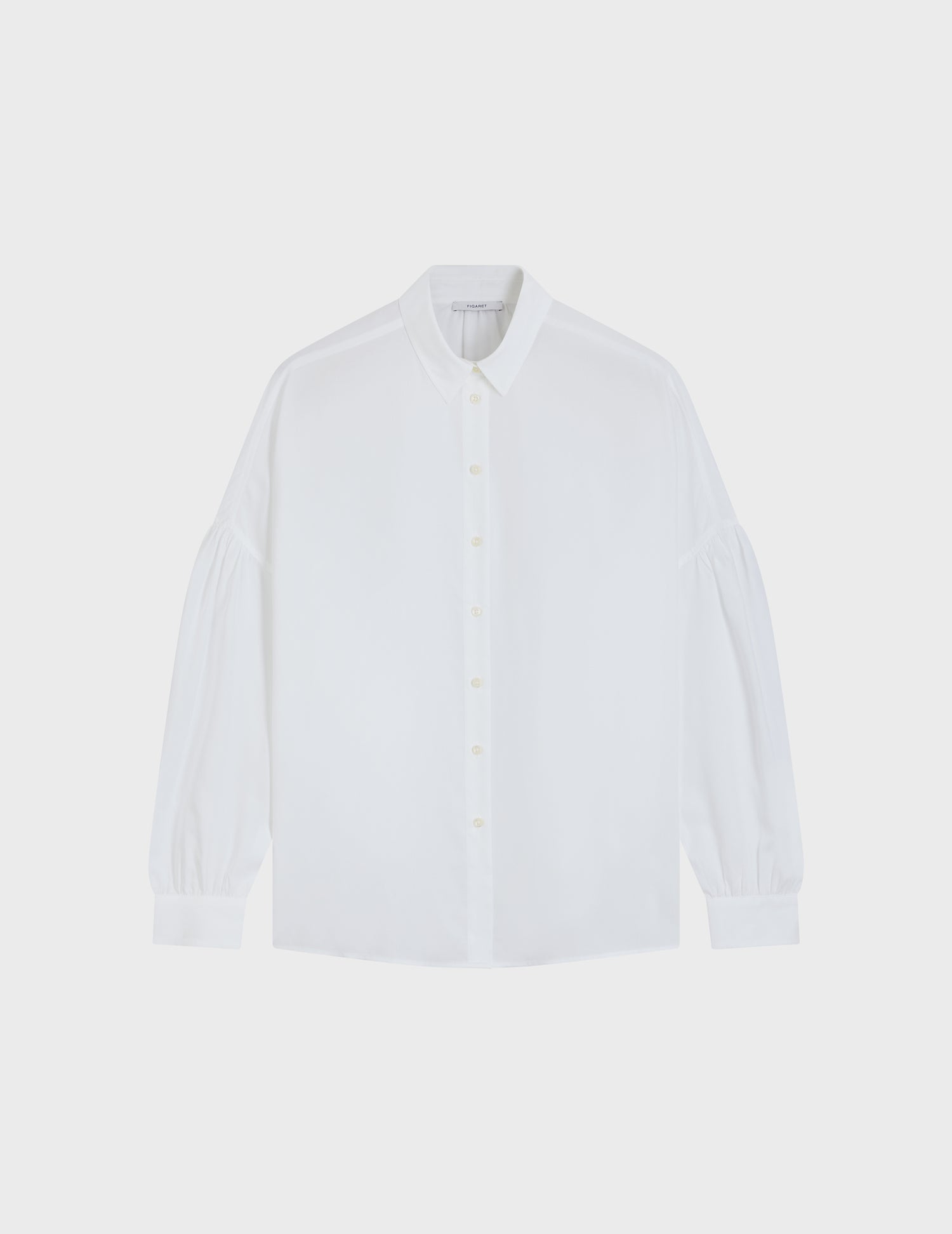 Oversized white Crystal shirt - Tencel#4