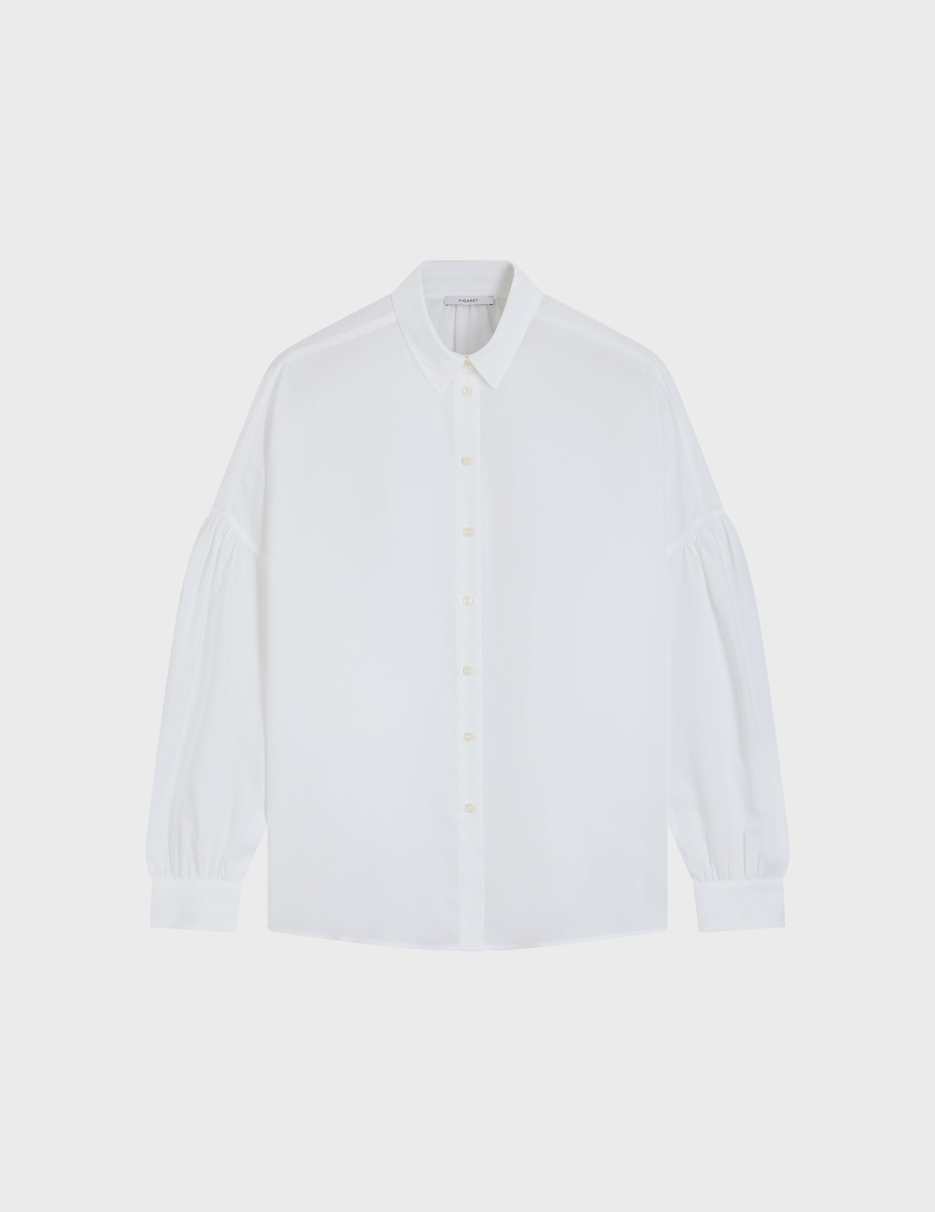 Oversized white Crystal shirt - Tencel