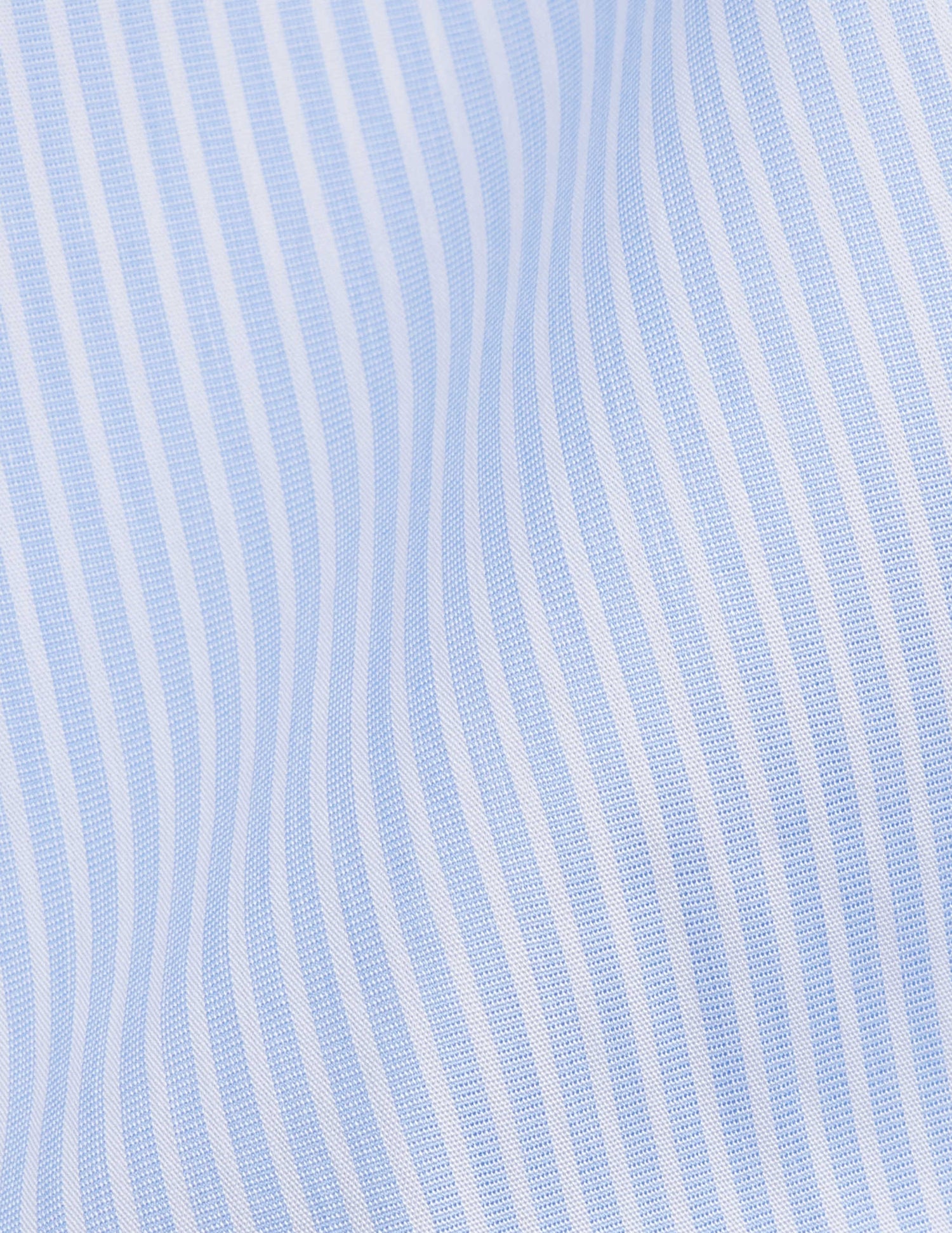 Fitted blue striped stretch shirt - Poplin - Figaret Collar#2