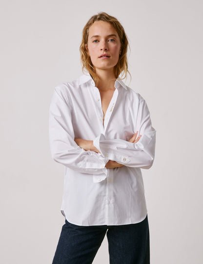 Unisex white "Je t'aime" shirt