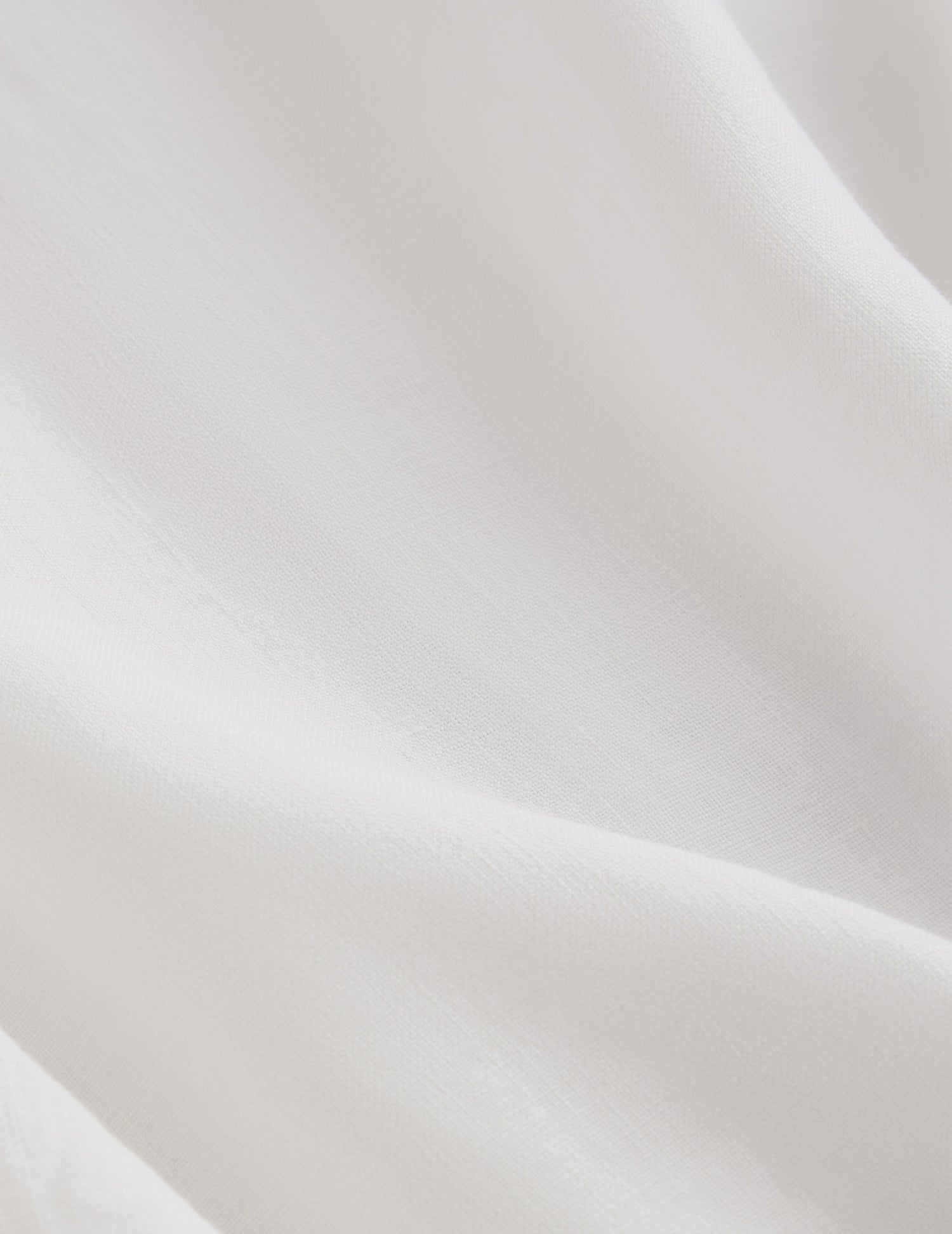 Carl white linen shirt - Linen - Open straight Collar#6