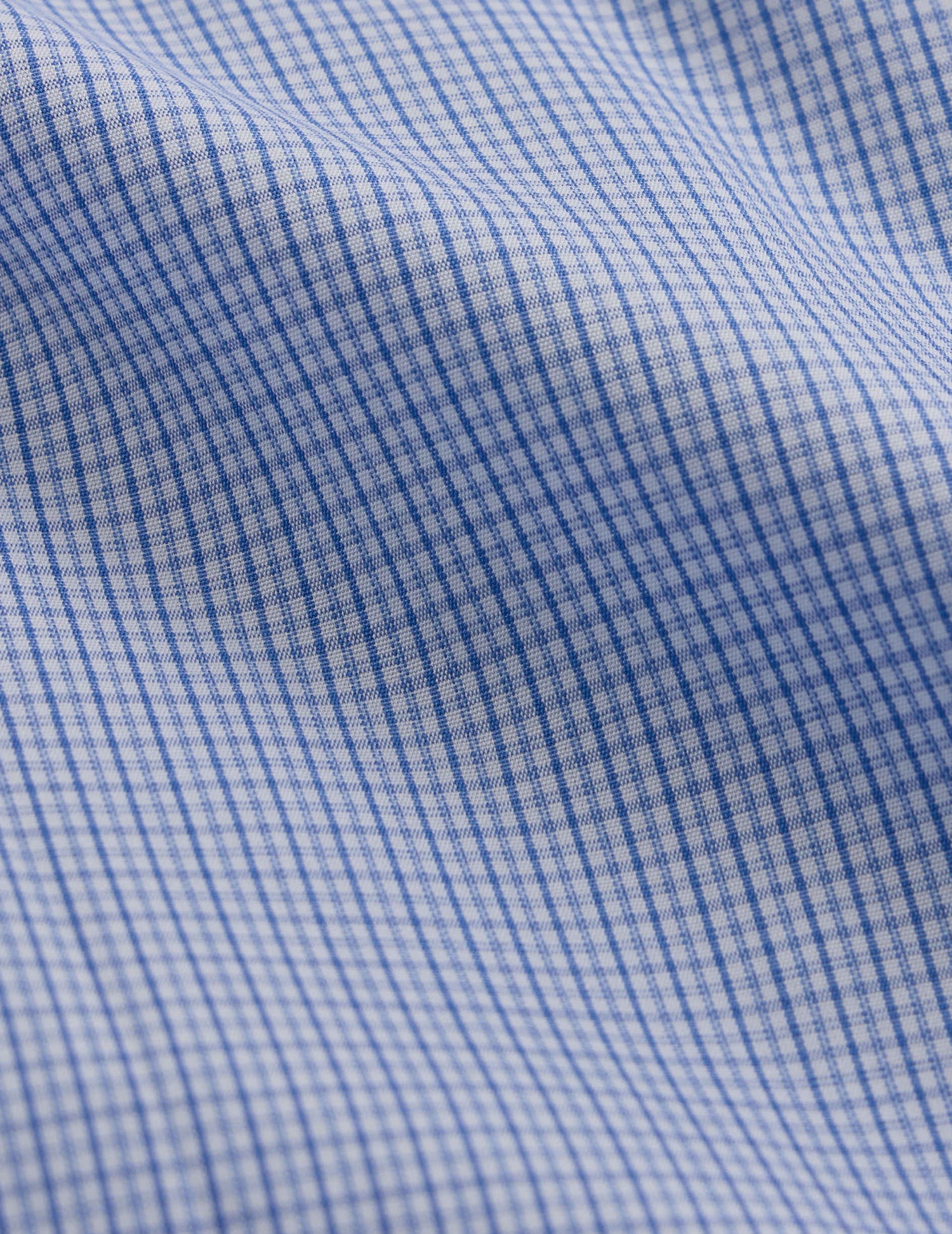 Classic blue checked shirt - Poplin - Figaret Collar#2