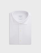 Semi-fitted white shirt