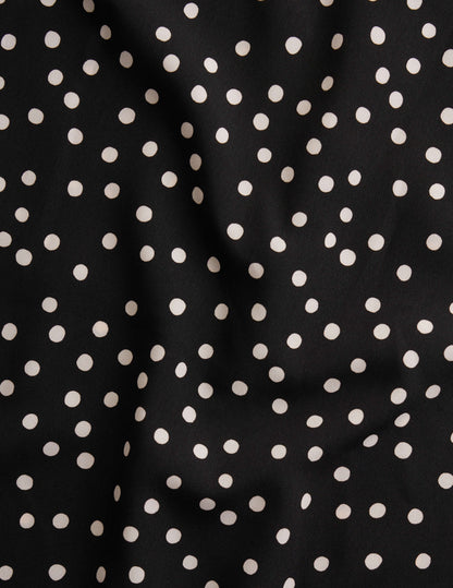 Chemise Emilie à pois noirs