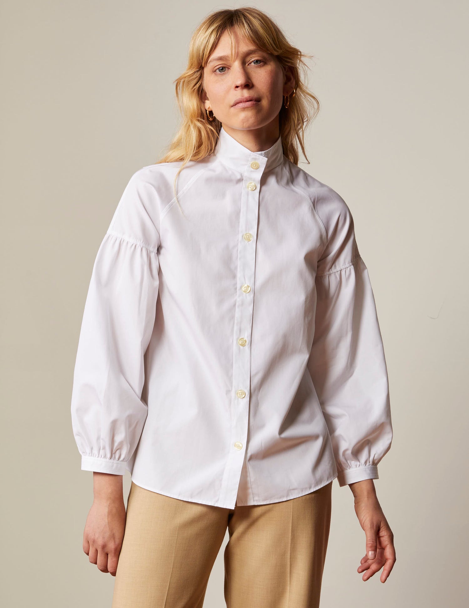 White Esmée shirt - Poplin