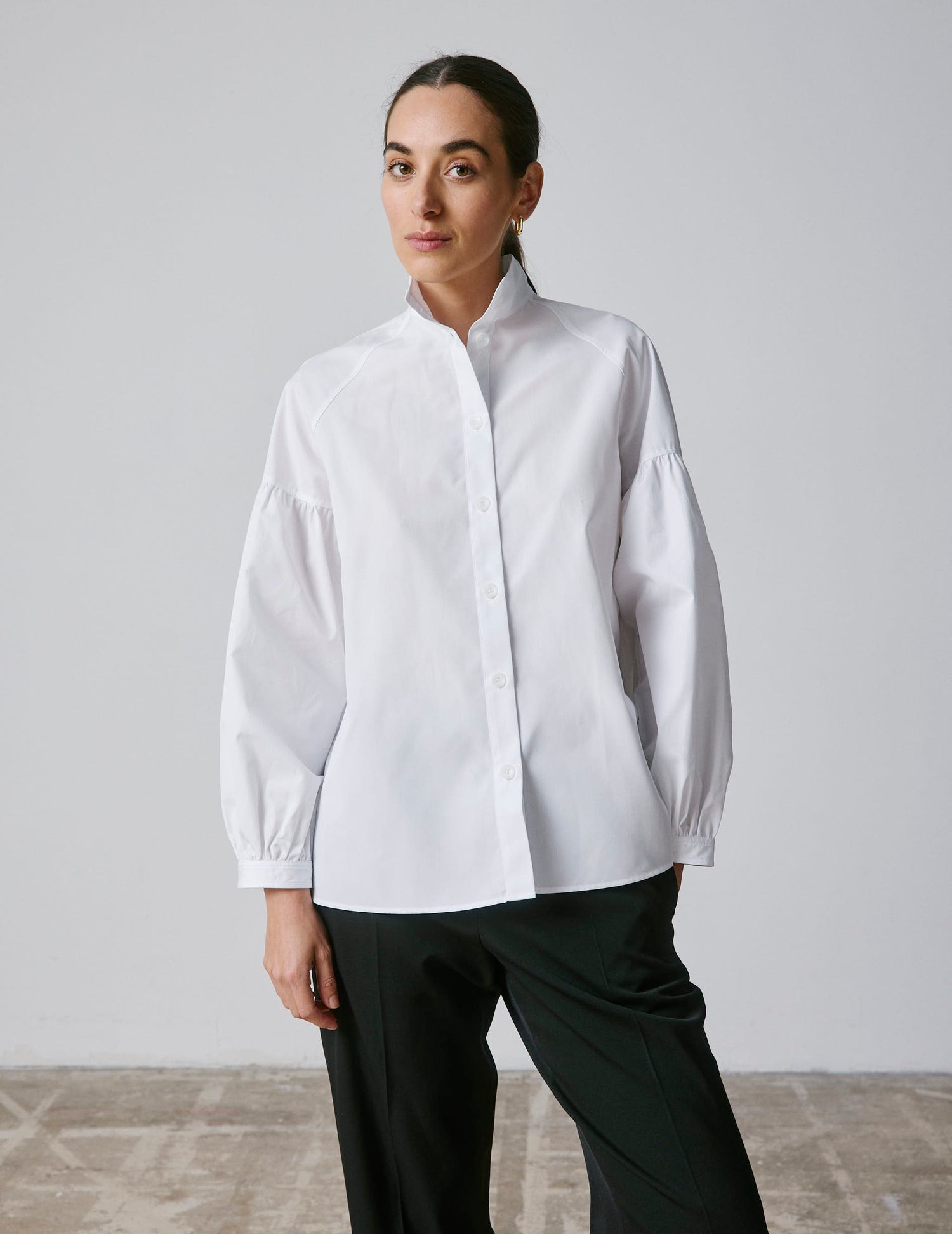 White Esmée shirt - Poplin
