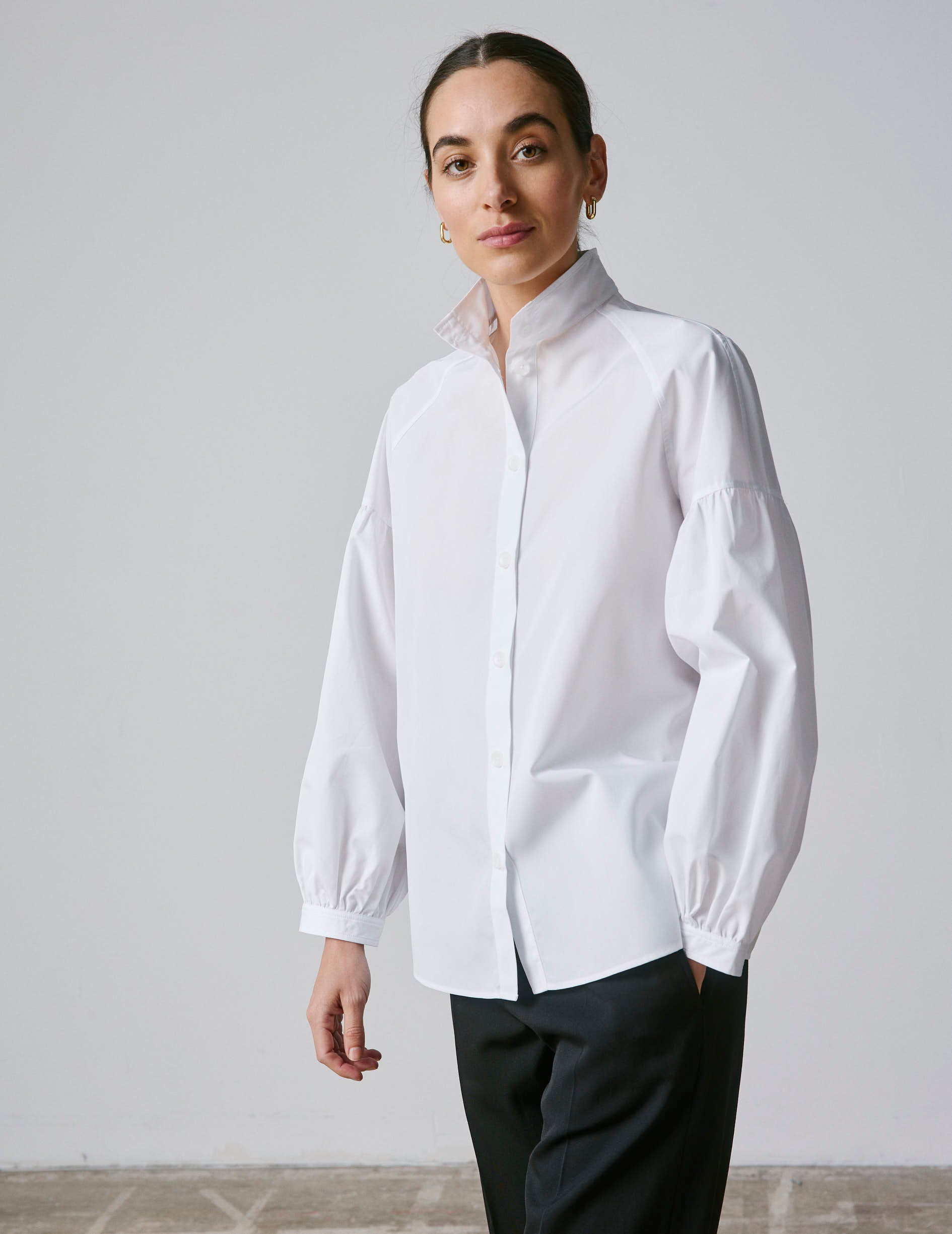 White Esmée shirt - Poplin