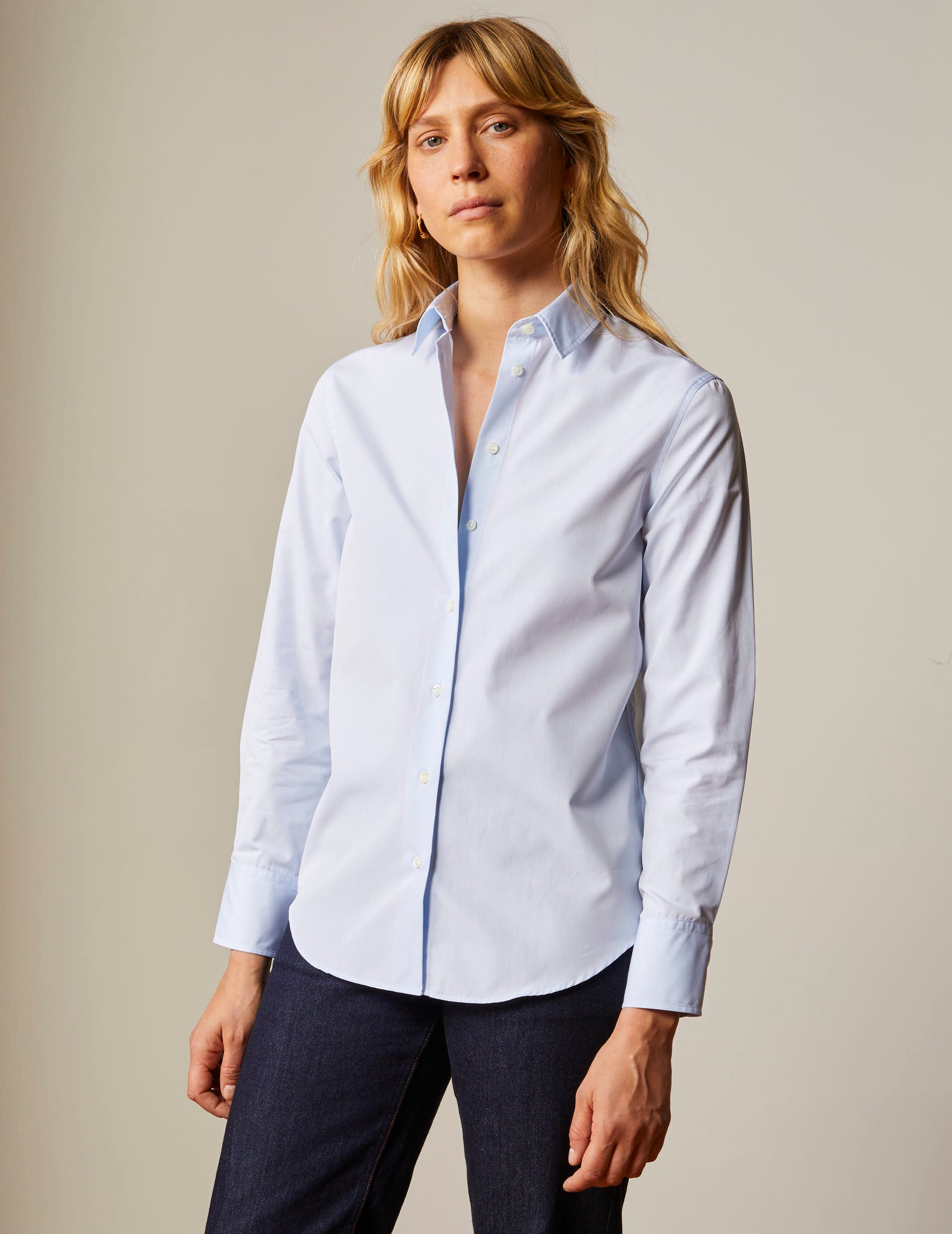 Blue Marion shirt - Poplin