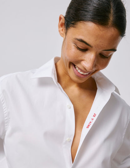 Unisex white "Je t'aime" shirt