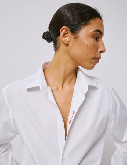 Unisex white "Je t'aime" shirt