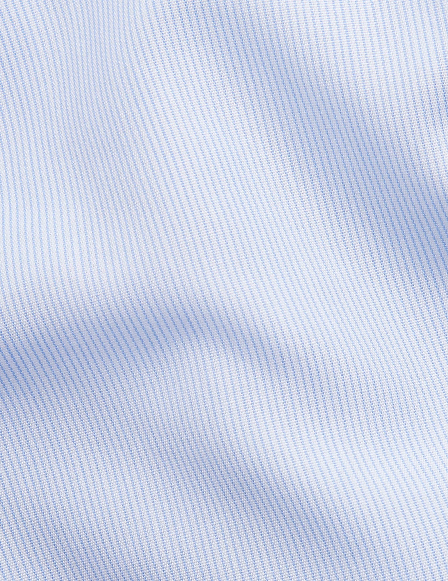 Chemise Classique rayée bleue - Popeline - Col Américain#2