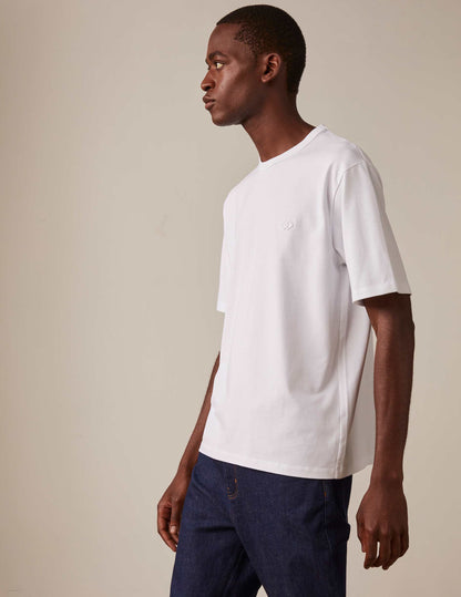 White cotton Benny t-shirt