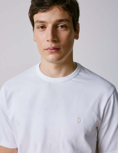 White cotton Benny t-shirt
