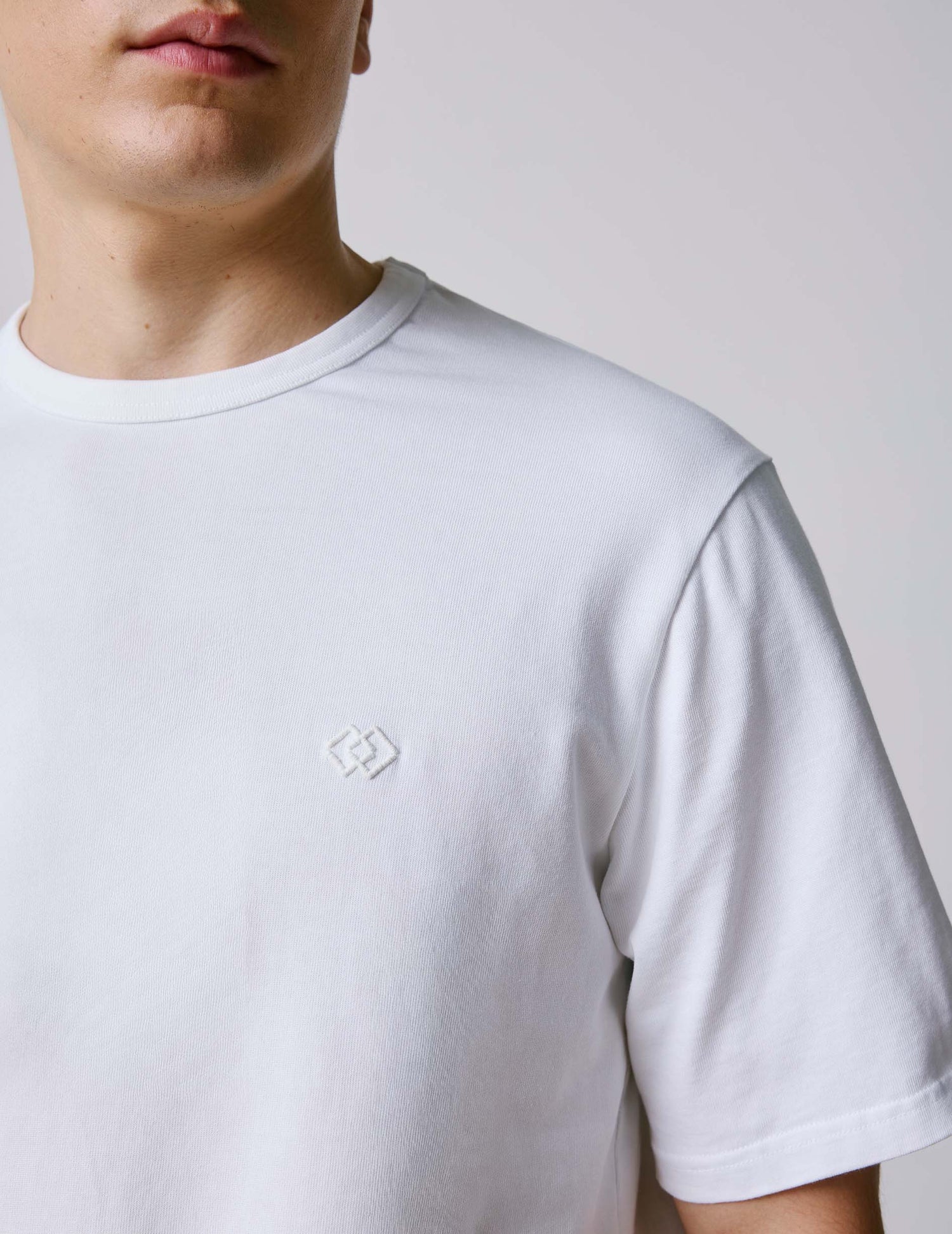 White cotton Benny t-shirt