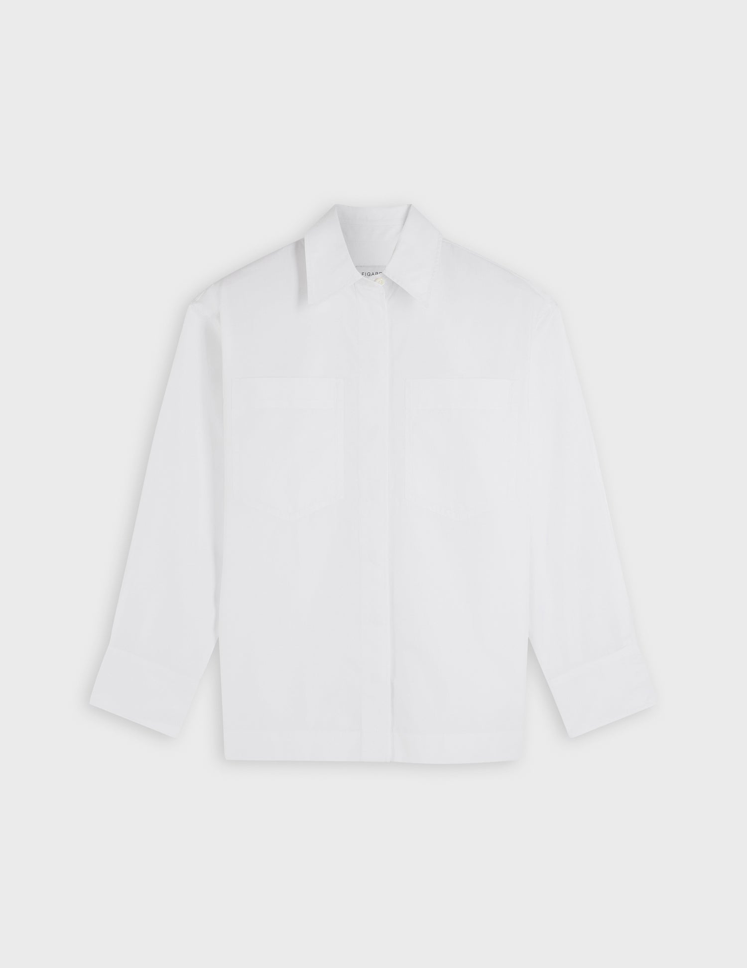 Faith white oversized shirt - Poplin#4