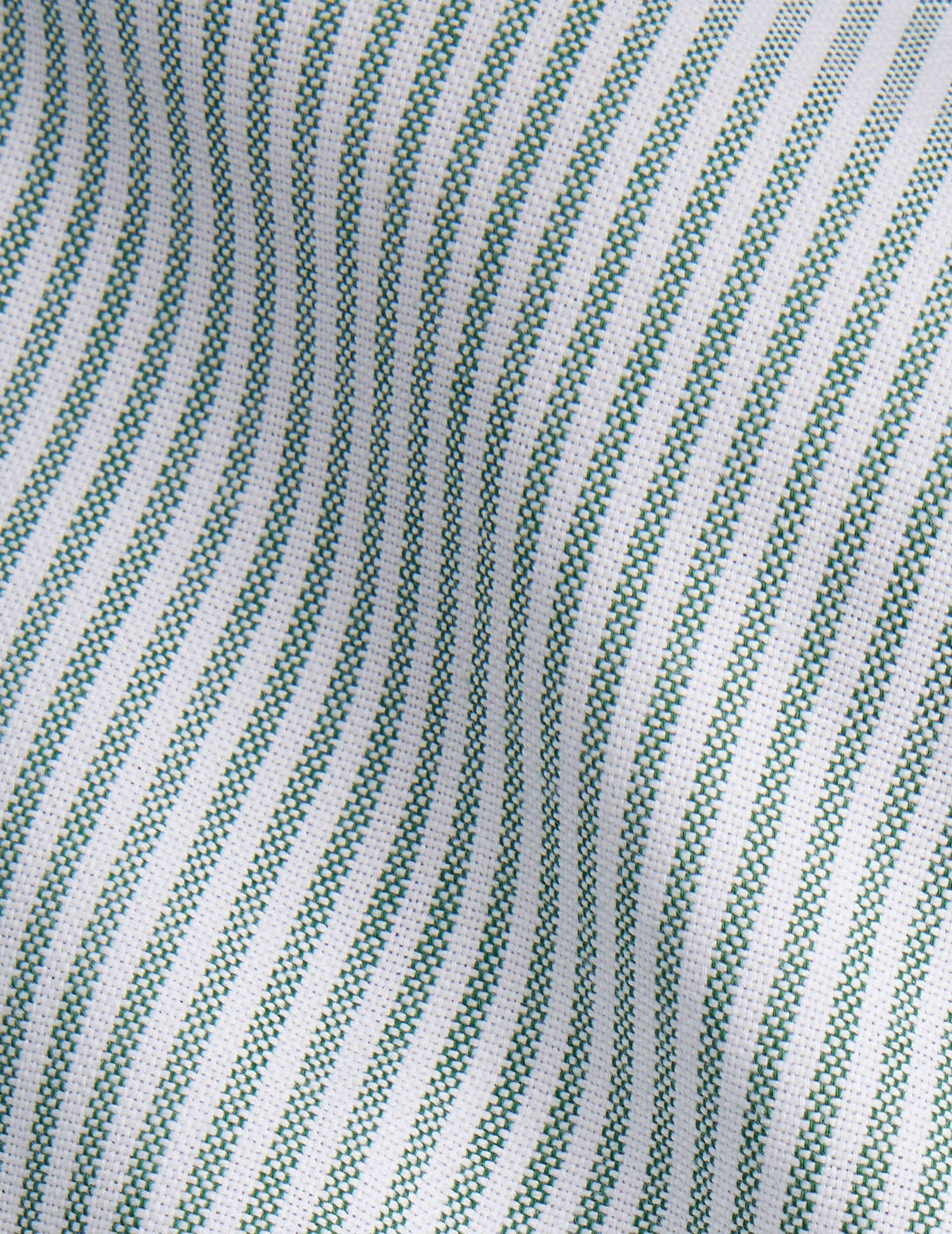 Green striped Carl shirt - Oxford - Open straight Collar#5