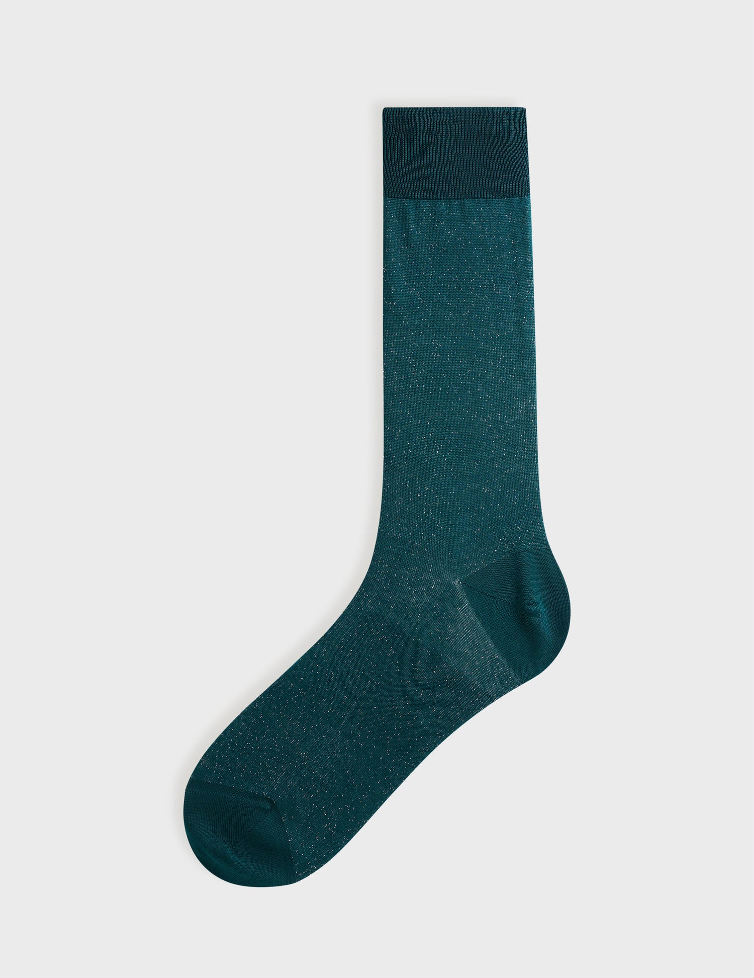 Chaussettes en lurex vert foncé