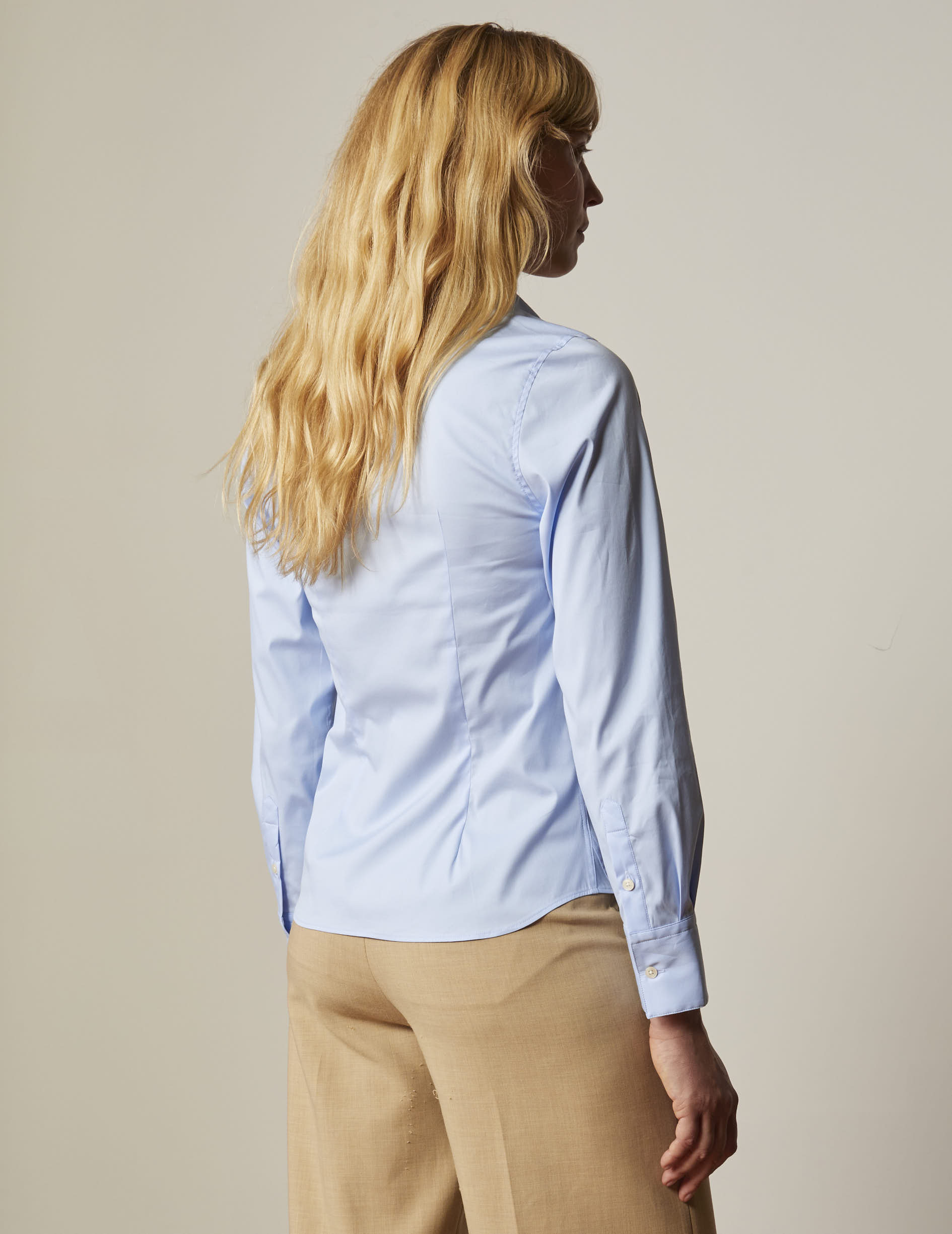 Light blue Anais shirt - Poplin