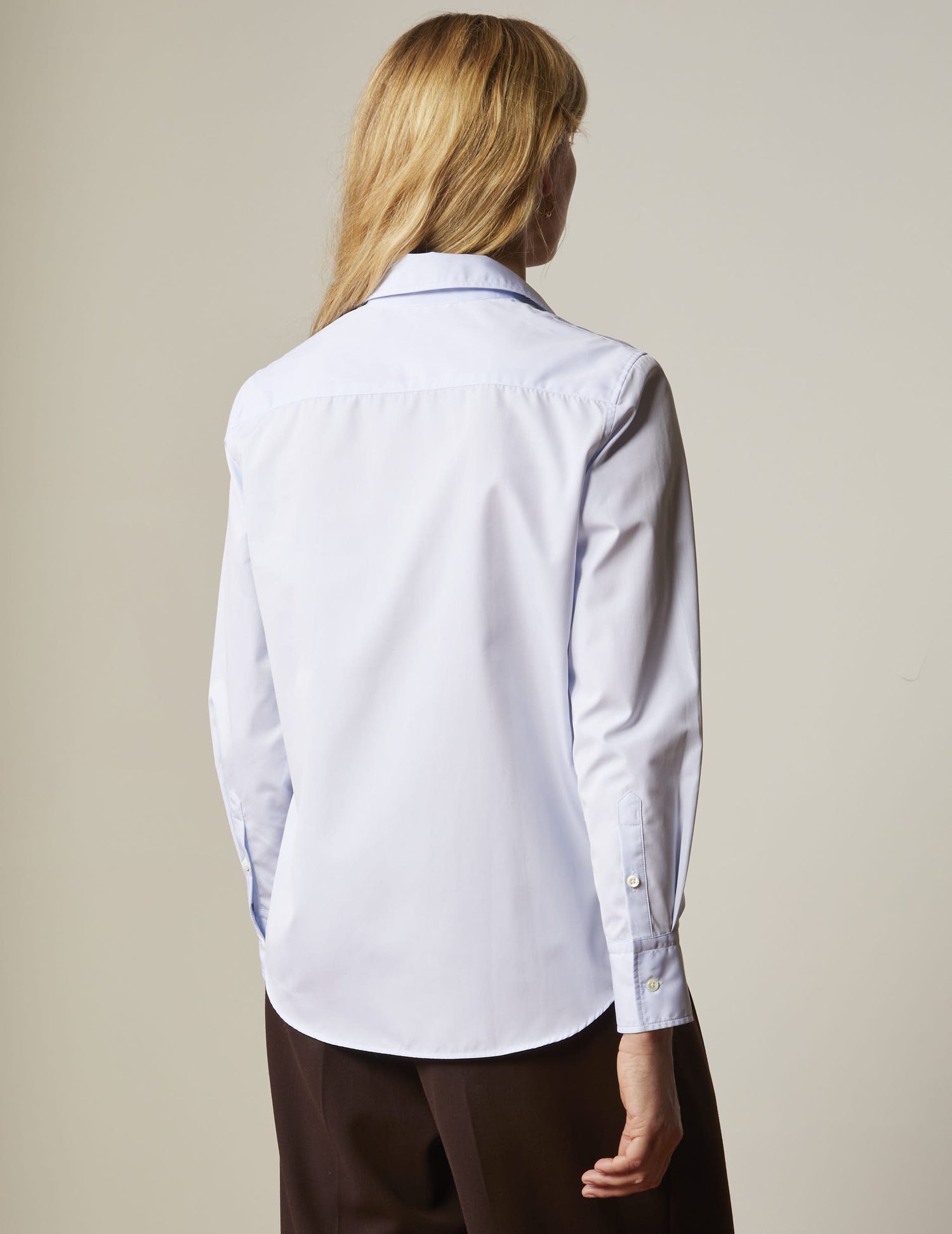 Blue easy-iron Marion shirt