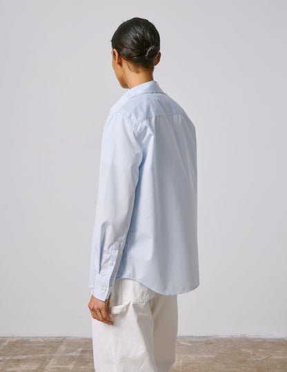 Blue easy-iron Marion shirt