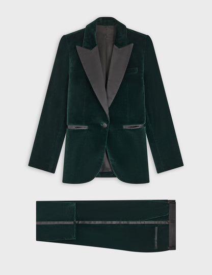 Dark green Galla suit jacket