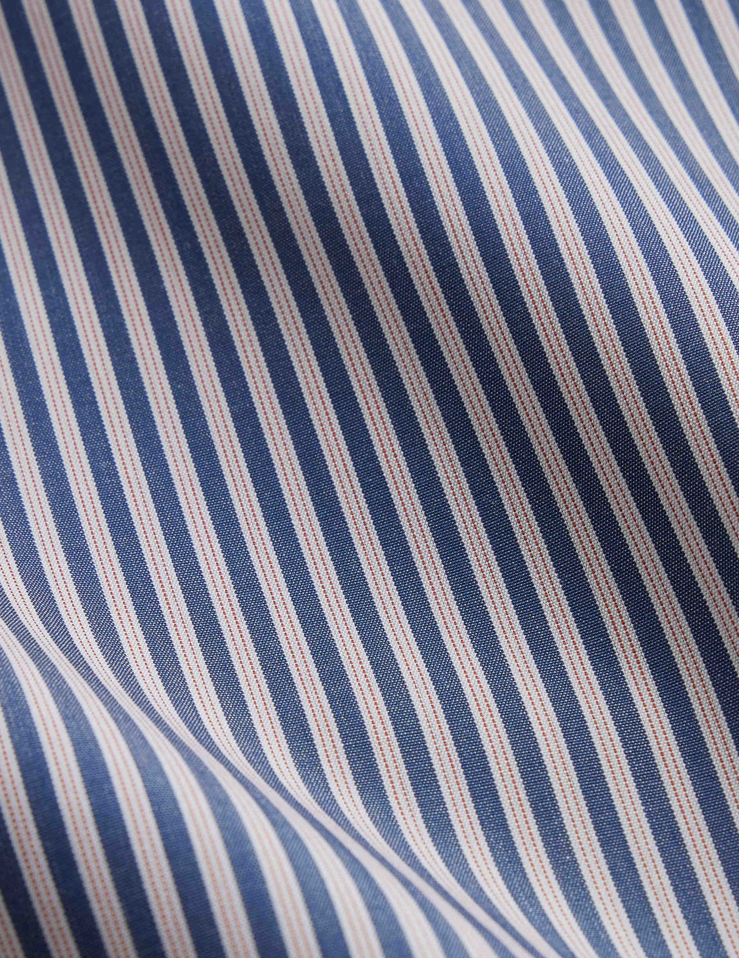 Fitted navy striped shirt - Poplin - Figaret Collar#2