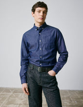 Gabriel navy denim shirt