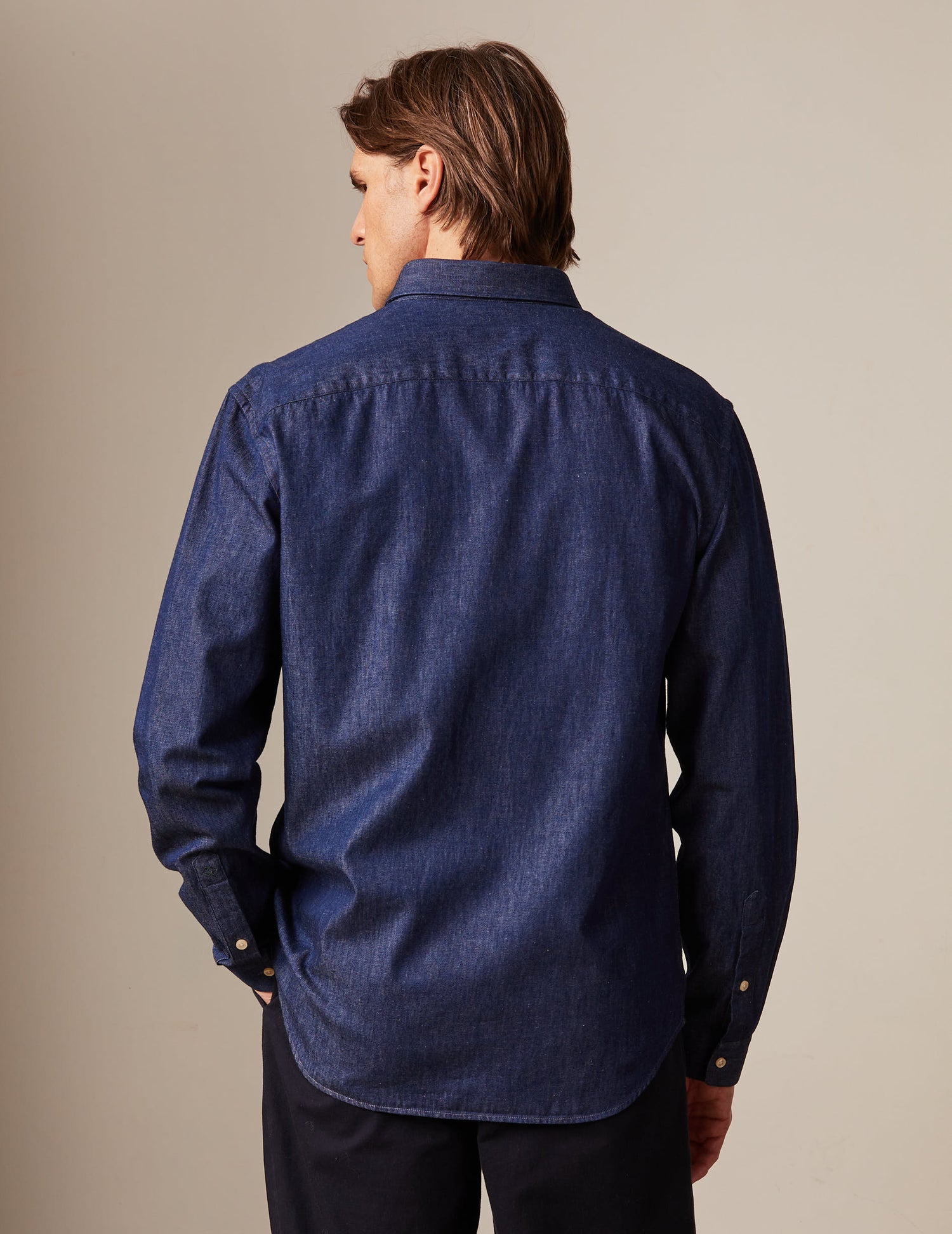 Navy denim Gabriel shirt