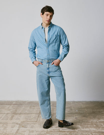 Gabriel blue denim shirt