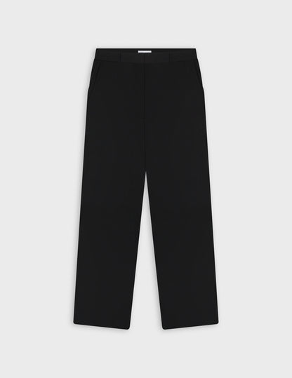 Pantalon de smoking Germain en laine noir