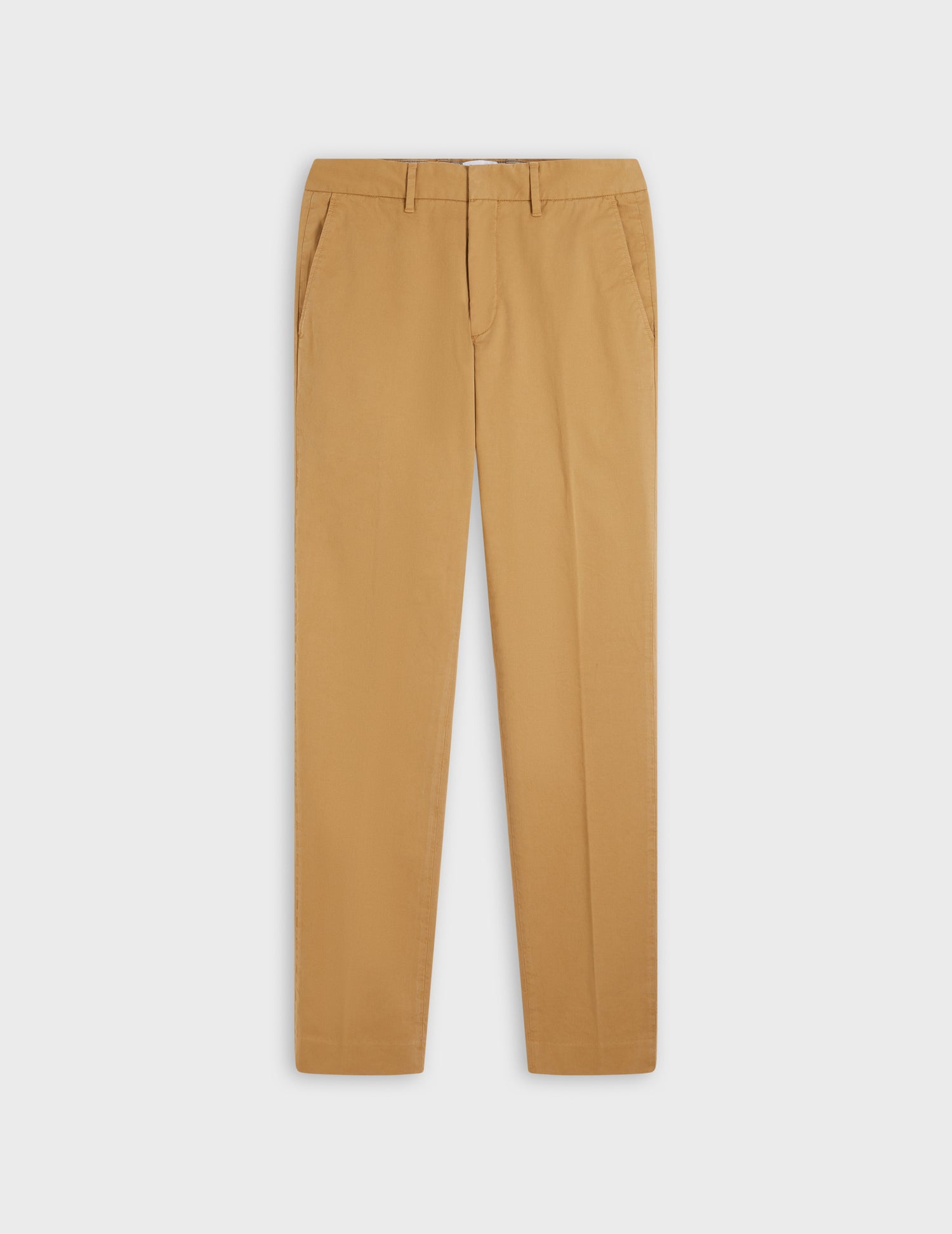 Chino maxence en twill de coton camel