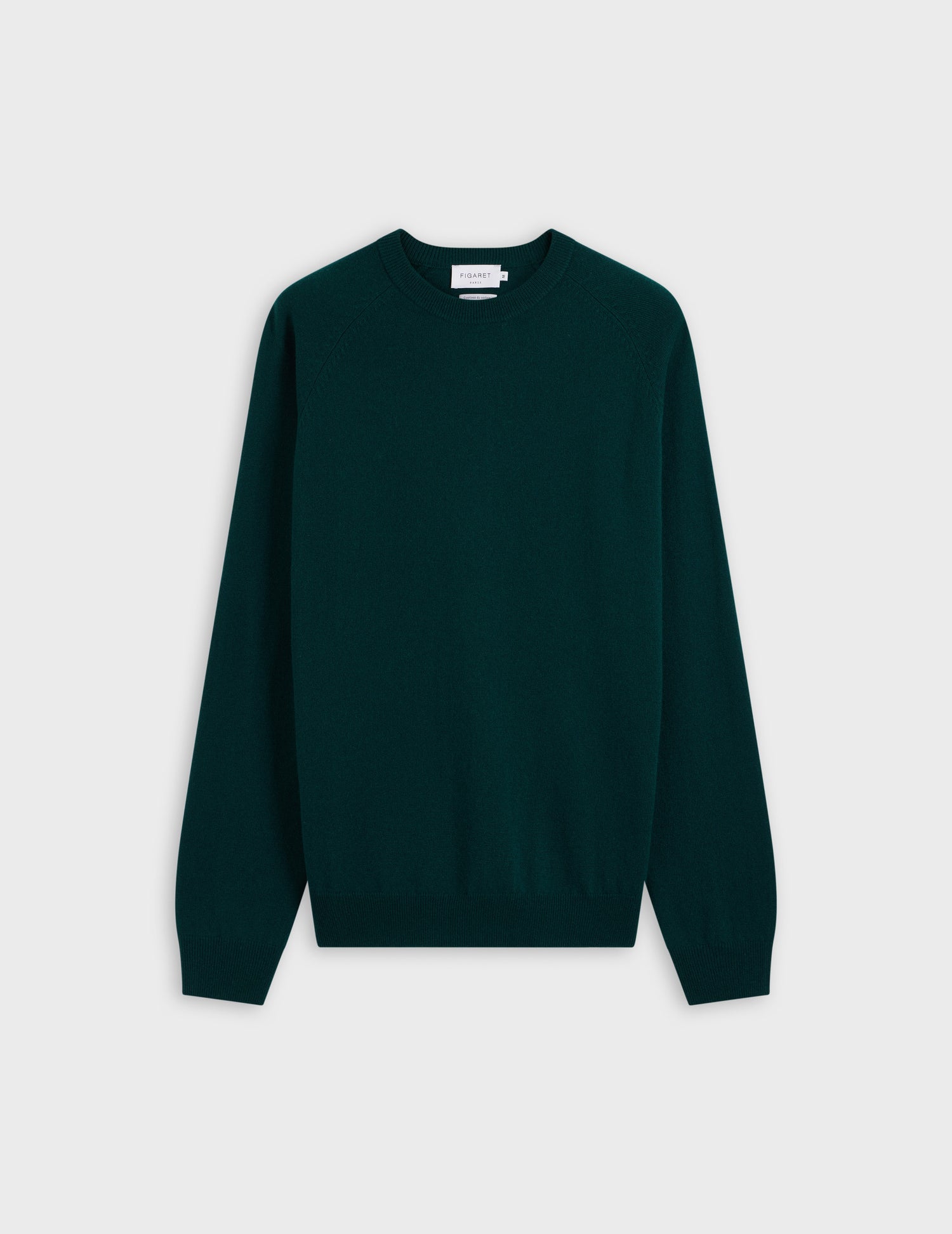 Green wool and cashmere Emile jumper