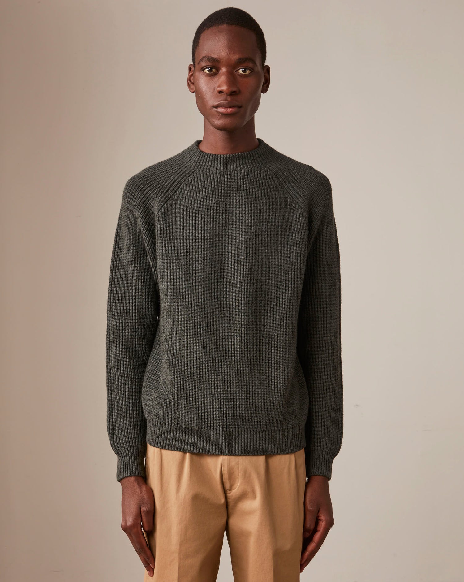 Green wool Gareth jumper