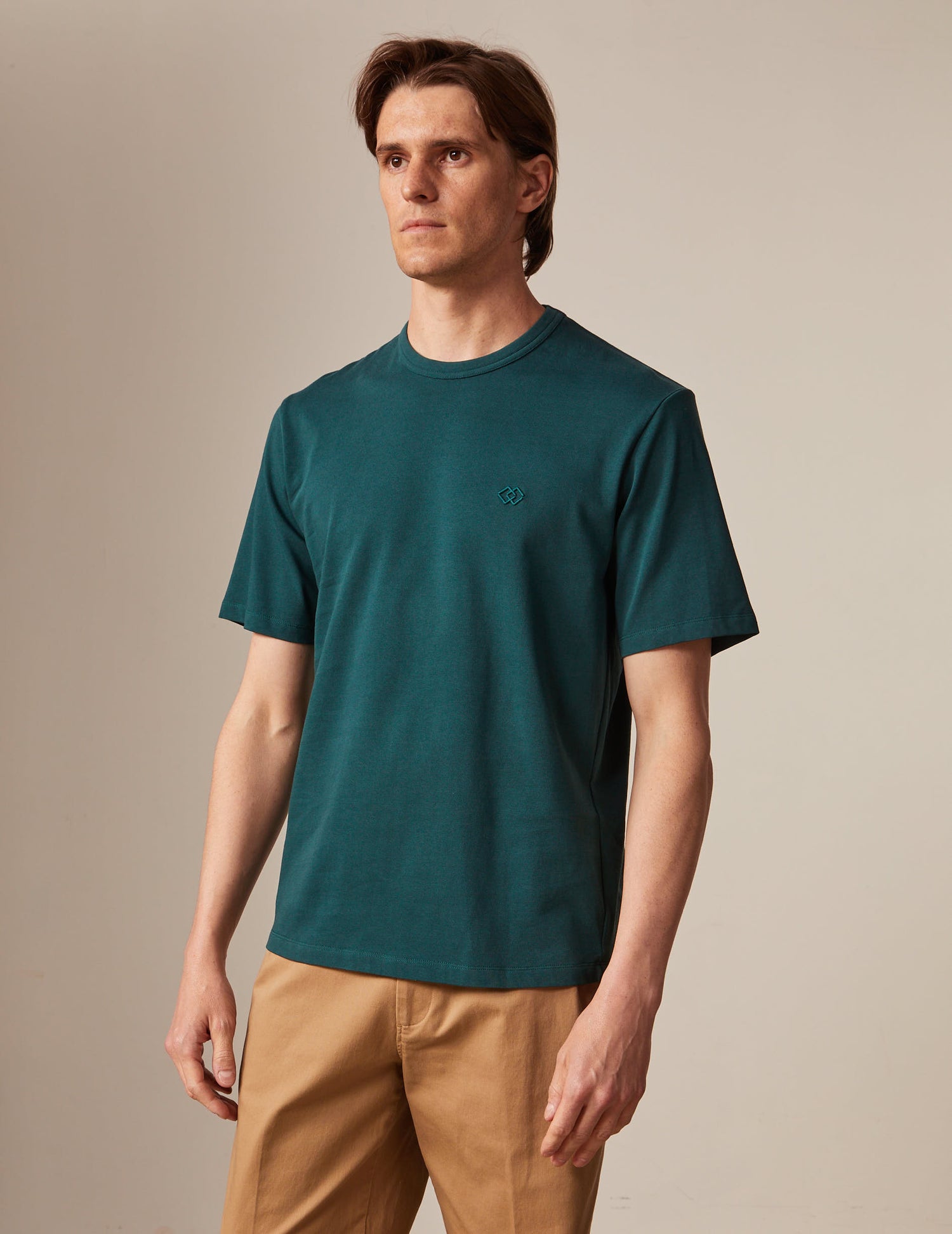 T-shirt benny en coton vert