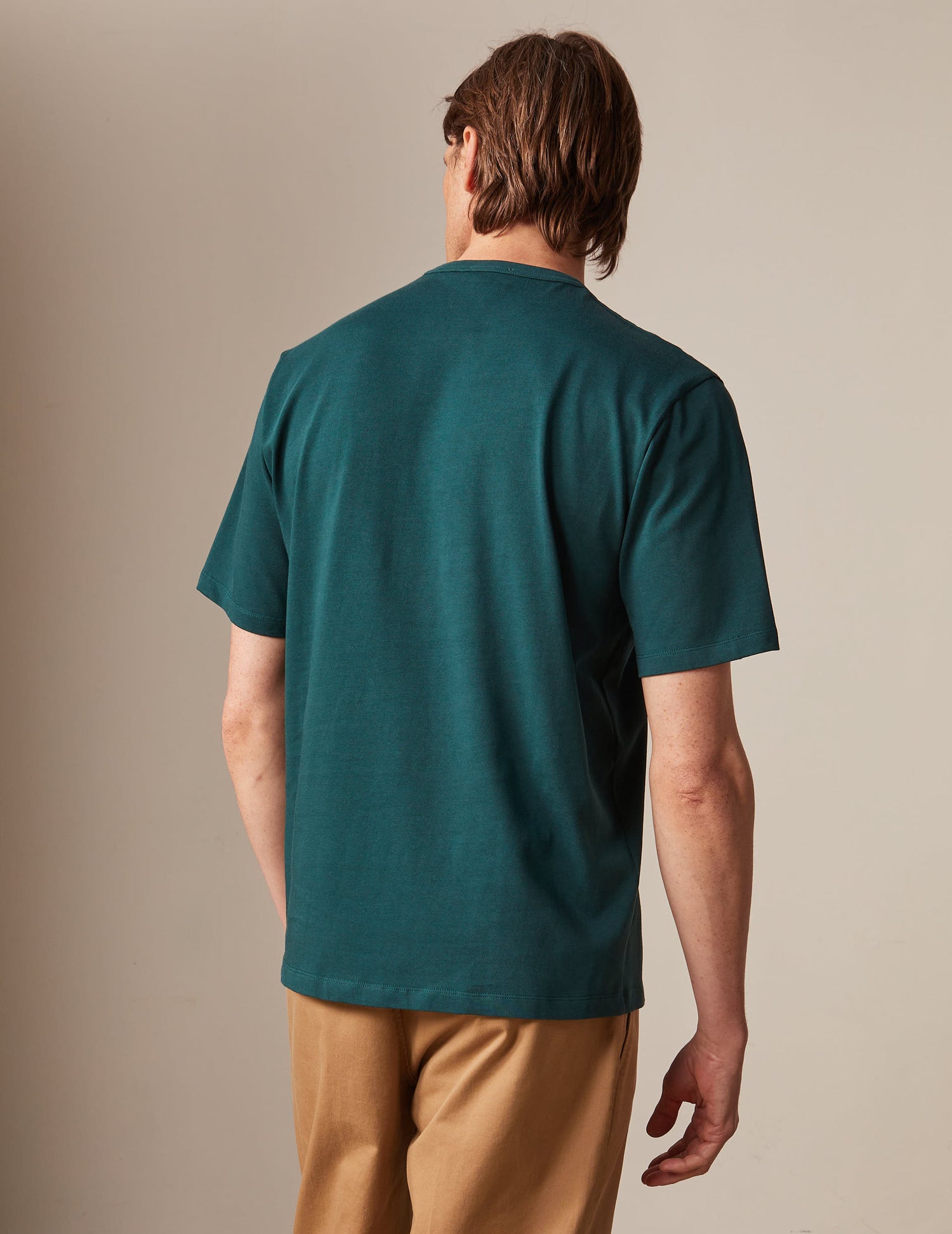 T-shirt benny en coton vert