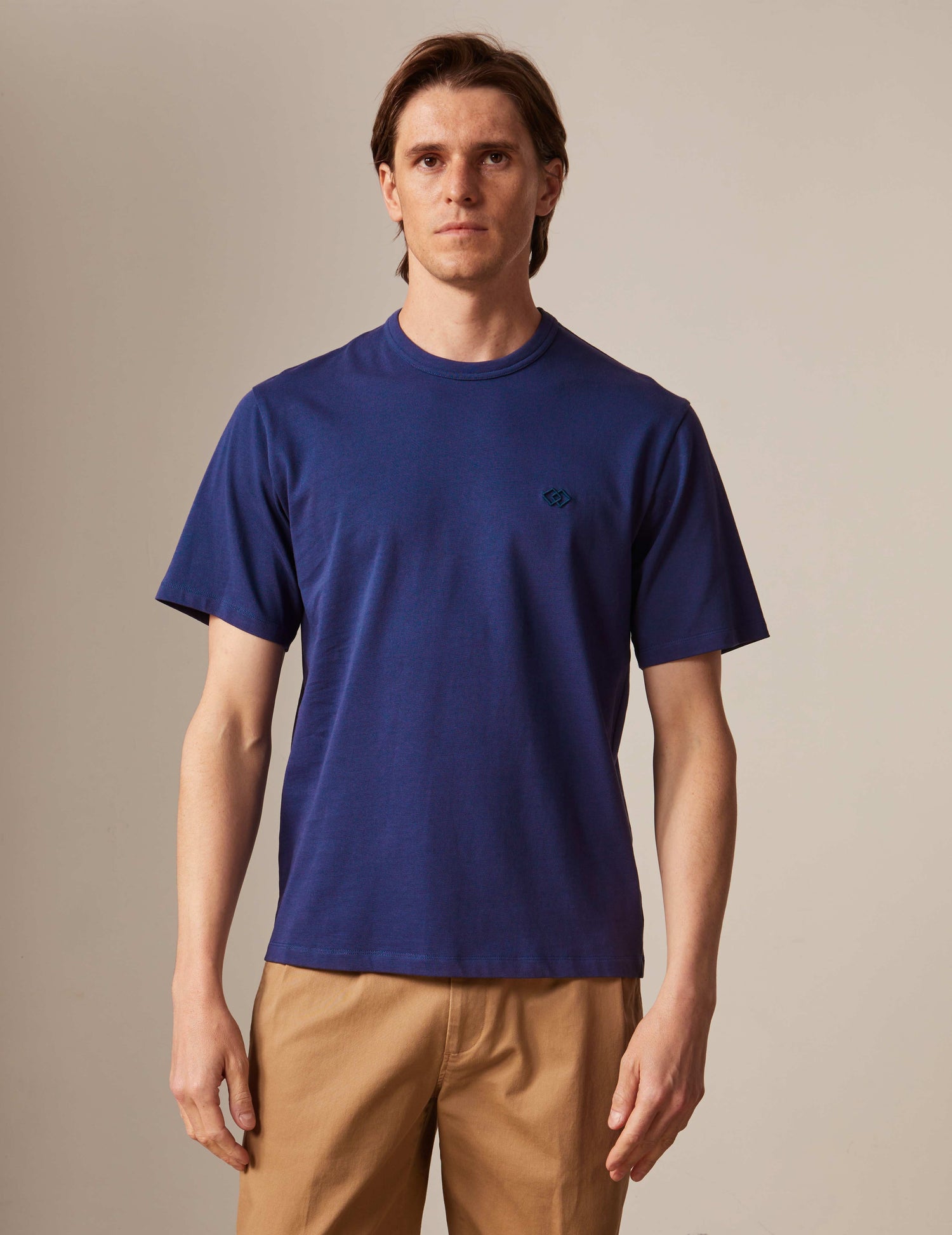 T-shirt benny en coton marine