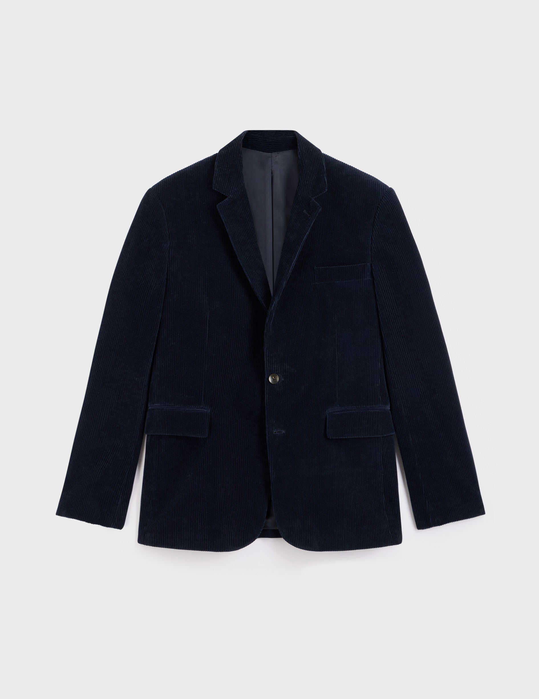 Navy velvet Gabin blazer