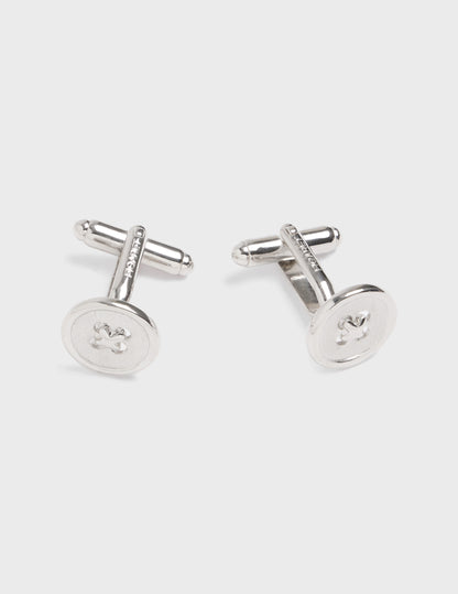 Silver cufflinks