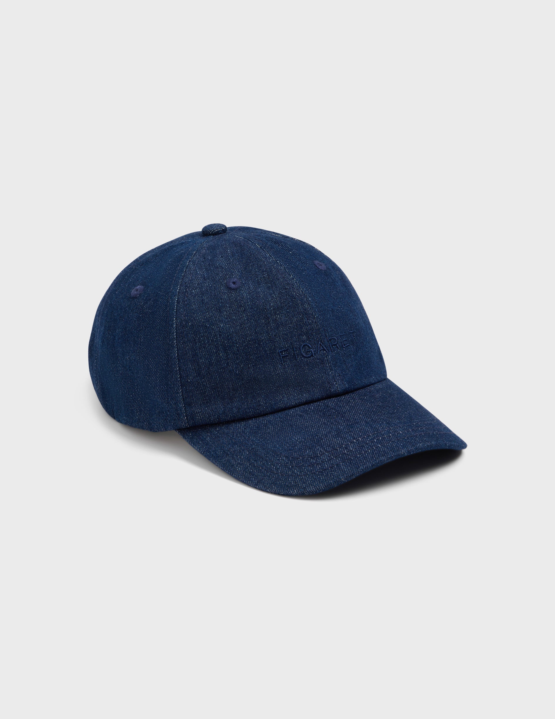 Blue denim cap