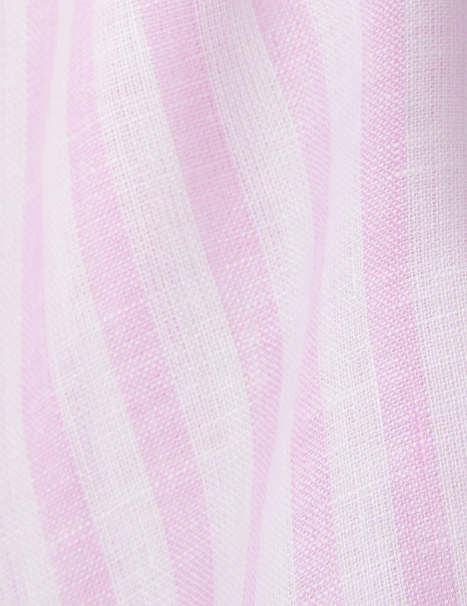 Ambre striped shirt in pink linen - Linen - Shirt Collar#5